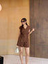 Summer Casual Wrap Tie Tops With Short Sets